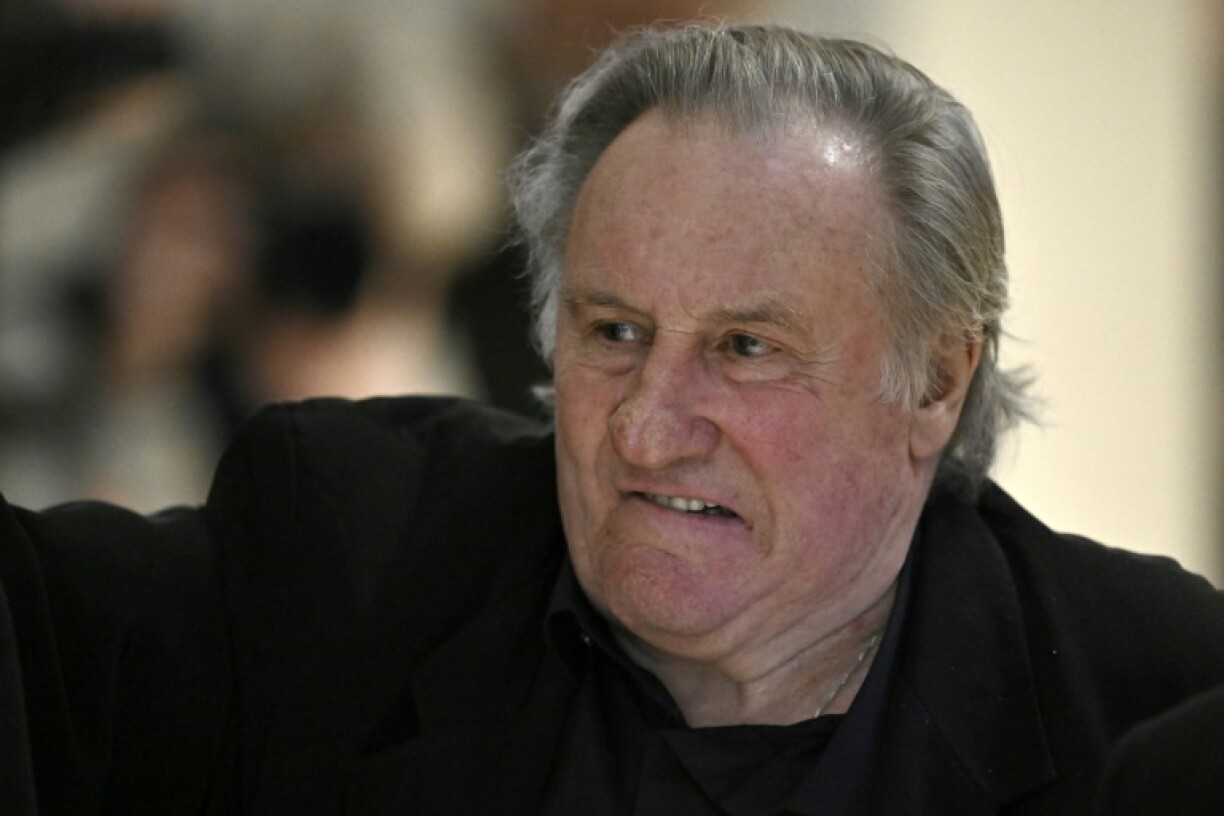 Gérard Depardieu, le 25 mars 2025, au tribunal judiciaire de Paris