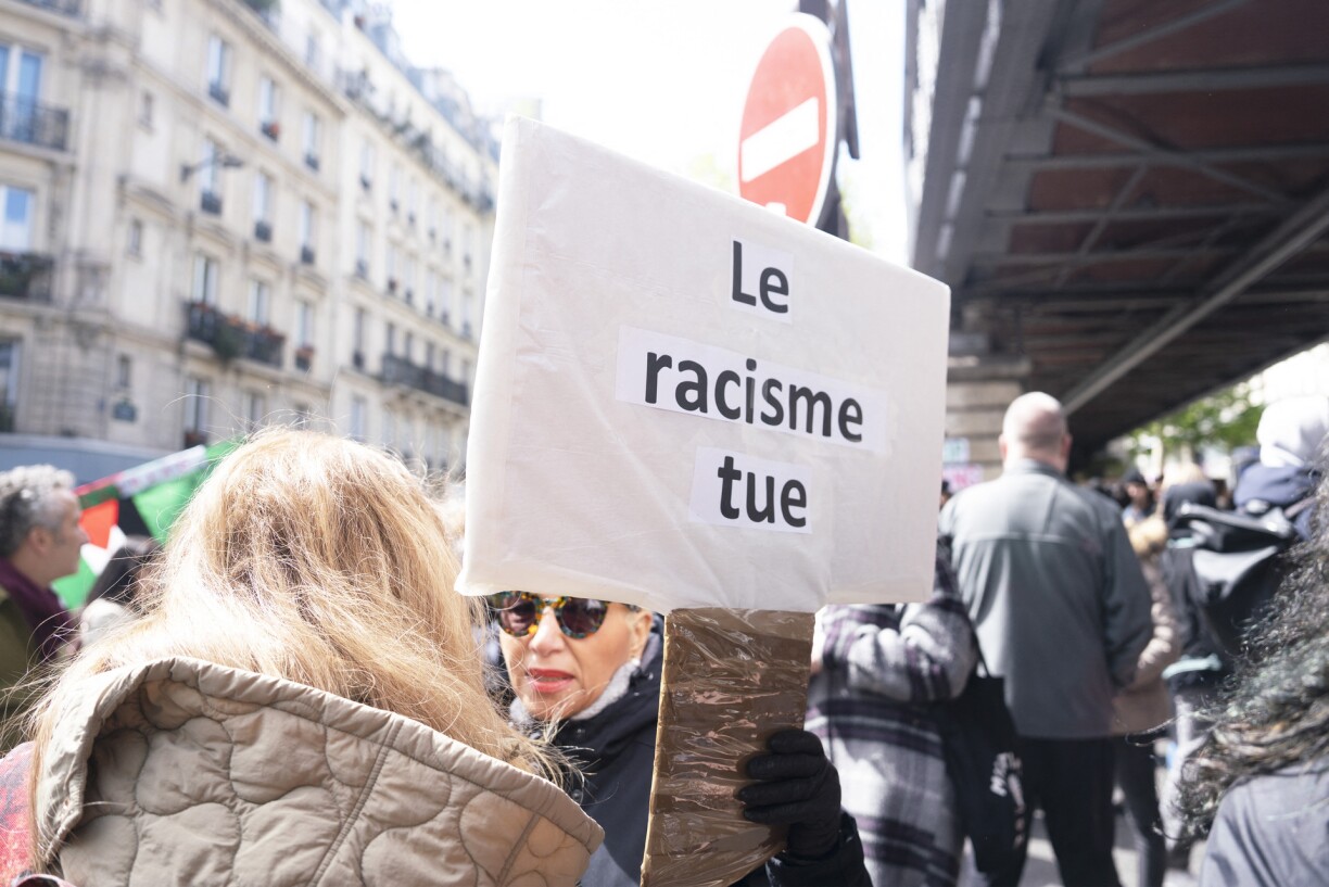 Une marche contre le racisme, le 21 mai dernier à Paris.