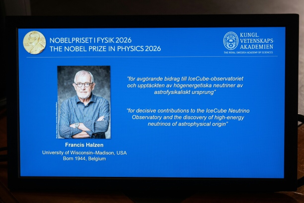 Nobel physics prize winner Francis Halzen is the brains behind the IceCube Neutrino Observatory, a telescope embedded in a cubic kilometer of Antarctic ice that detects neutrinos -- particles with almost no mass that seldom interact with other matter