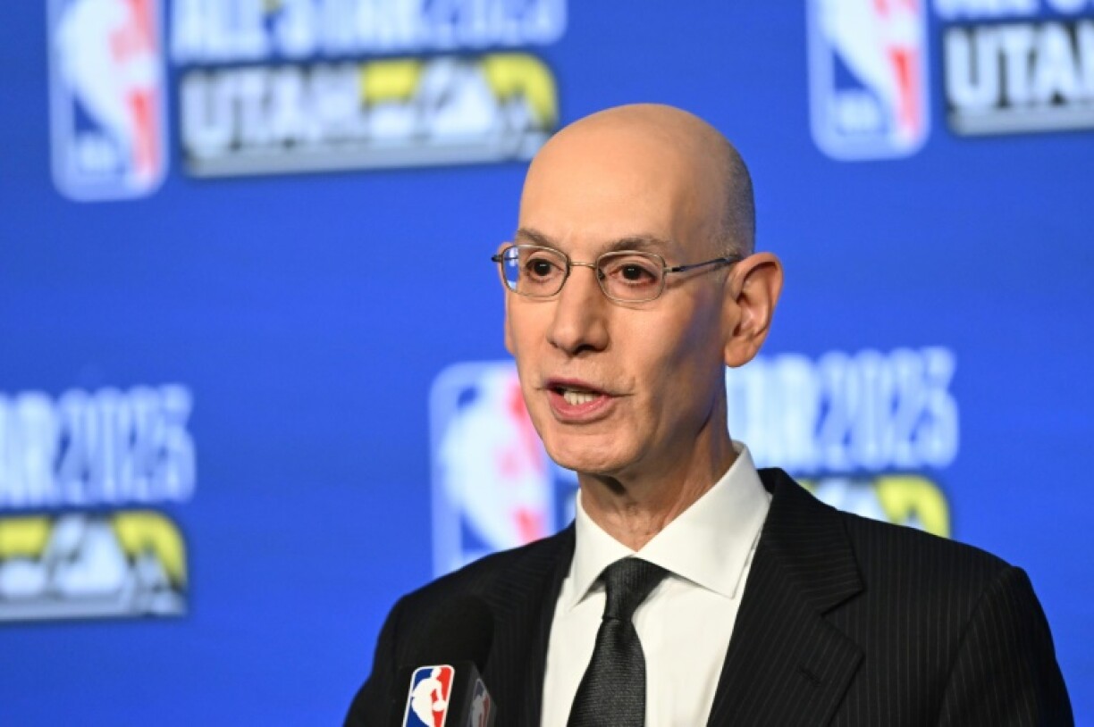 Adam Silver à Salt Lake City le 18 février 2023