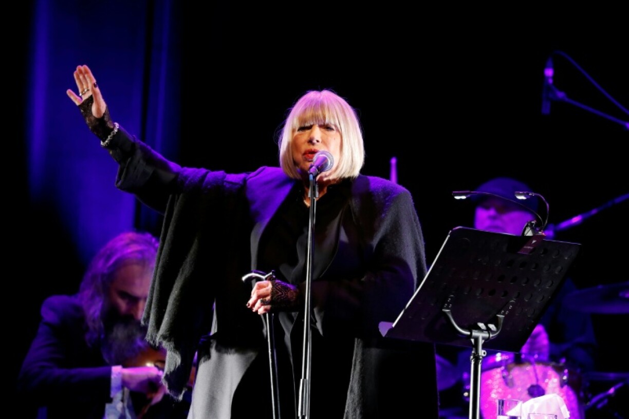 Faithfull performed at the Bataclan concert hall in Paris in 2016