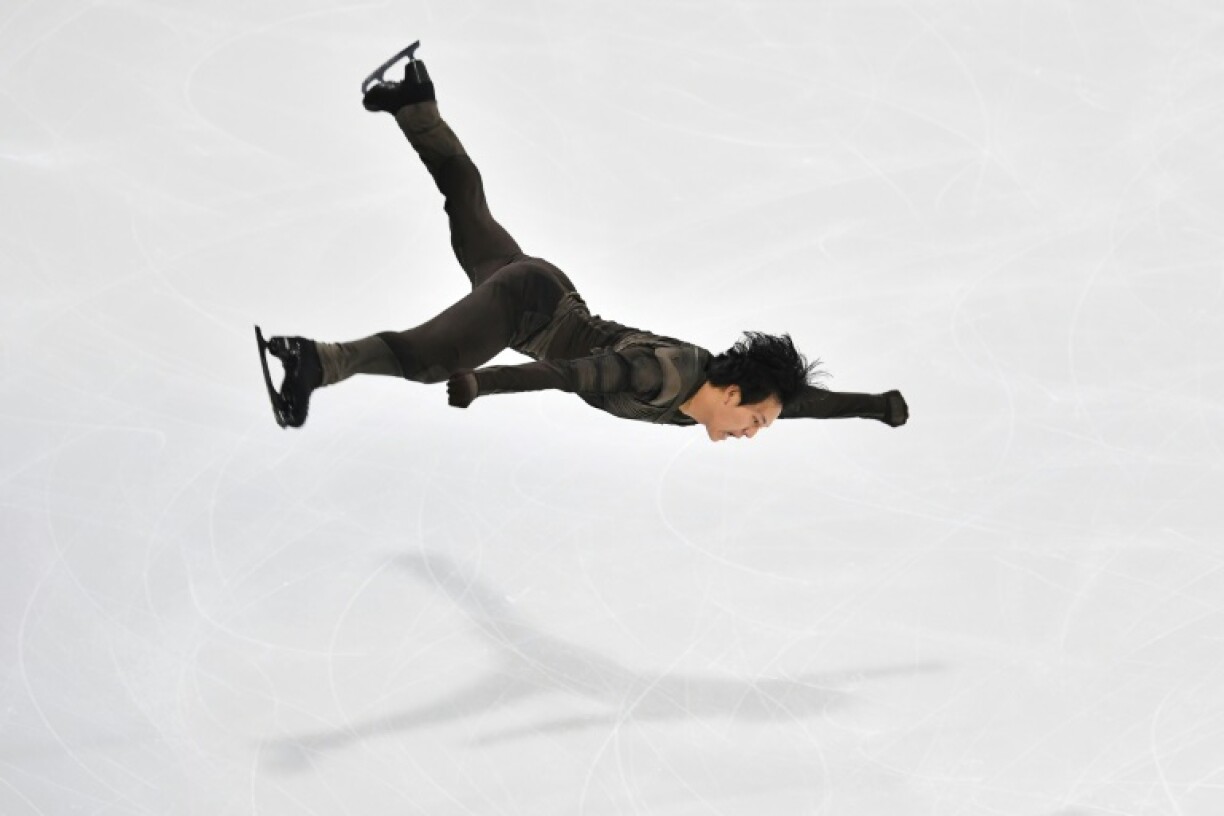 France's Adam Siao Him Fa won the Grand Prix de France in Angers last November and is bidding for a third straight European figure skating title in Estonia
