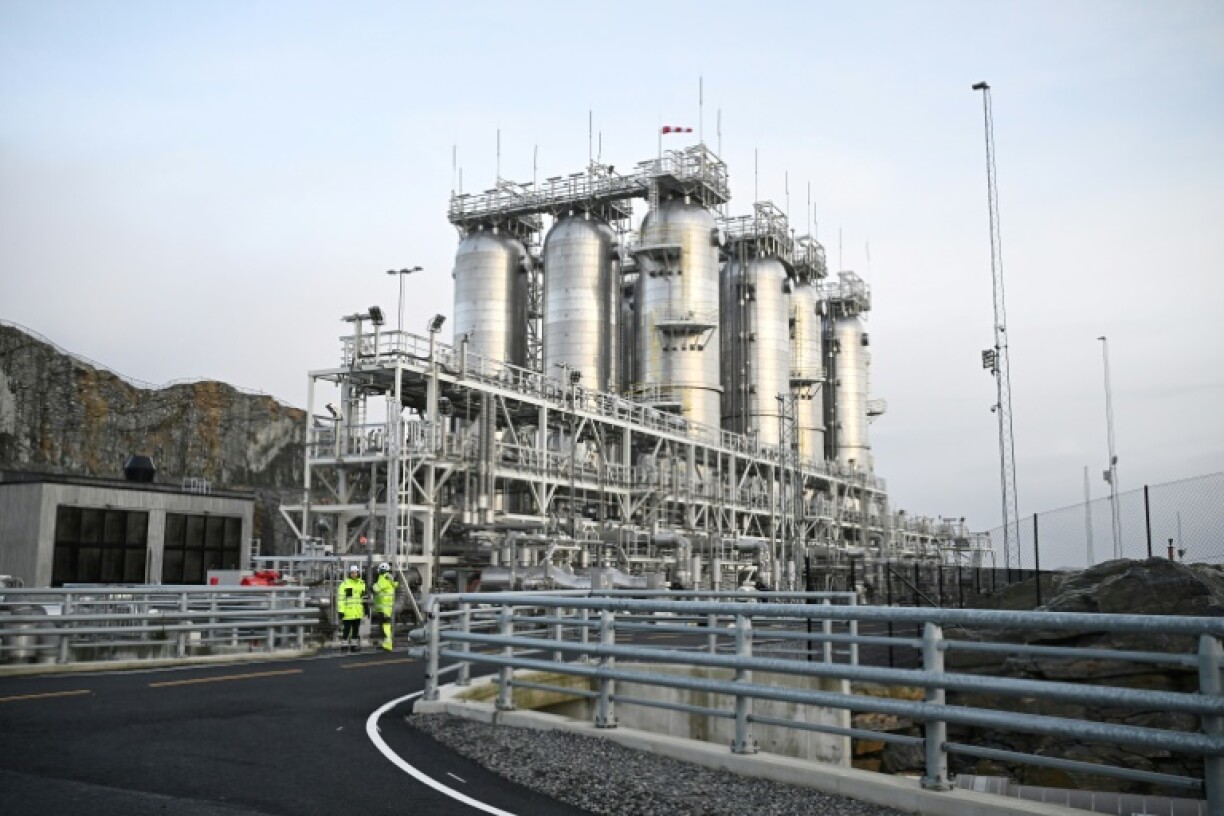 The Northern Lights Carbon Capture and Storage base in Norway that has been visited by British Prime Minister Keir Starmer