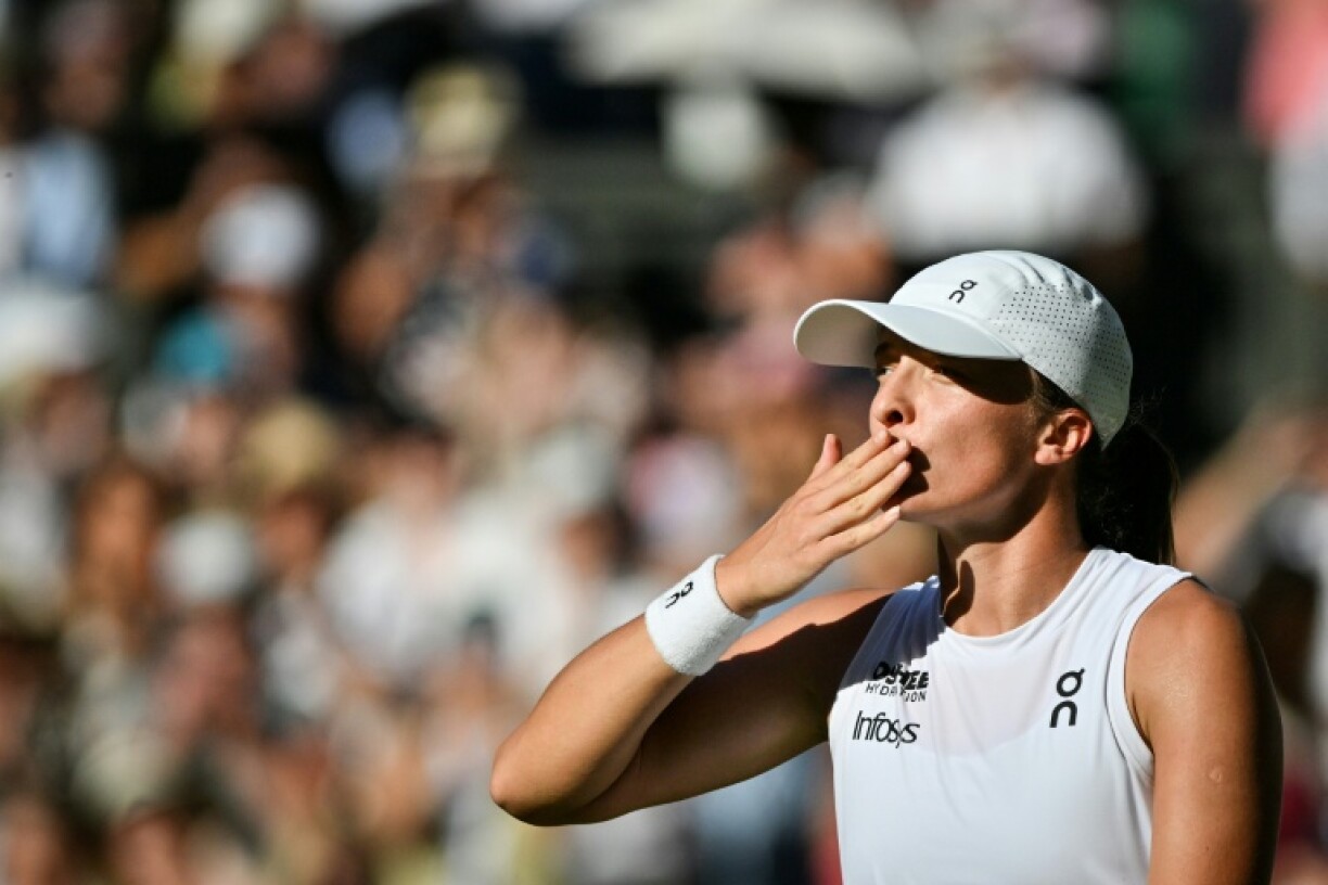 Iga Swiatek has a perfect record of five wins in her five Grand Slam finals