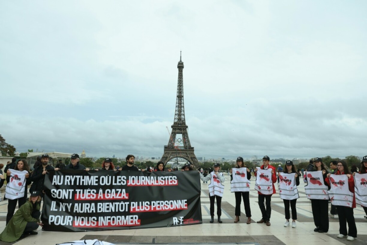 Reporters Without Borders (RSF) said in early July more than 200 journalists had been killed in Gaza during the war