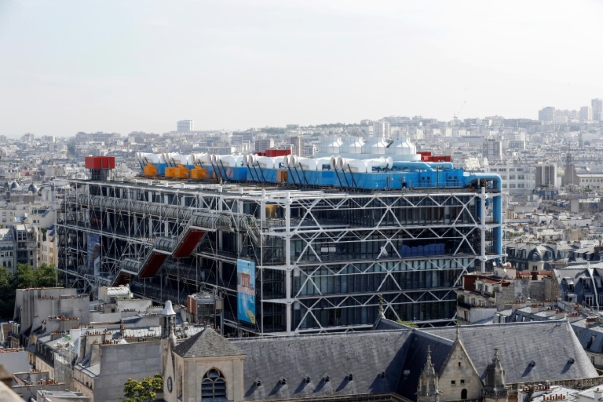 Le Centre Georges Pompidou, le 7 juillet 2017 à Paris