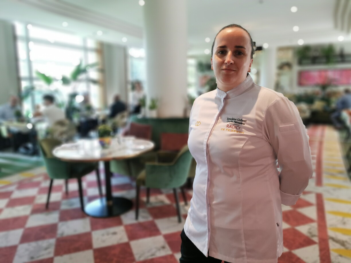 Émeline Gobert, nouvelle présidente des Sucrés du Lux et responsable de la pâtisserie au Sofitel Luxembourg Europe.