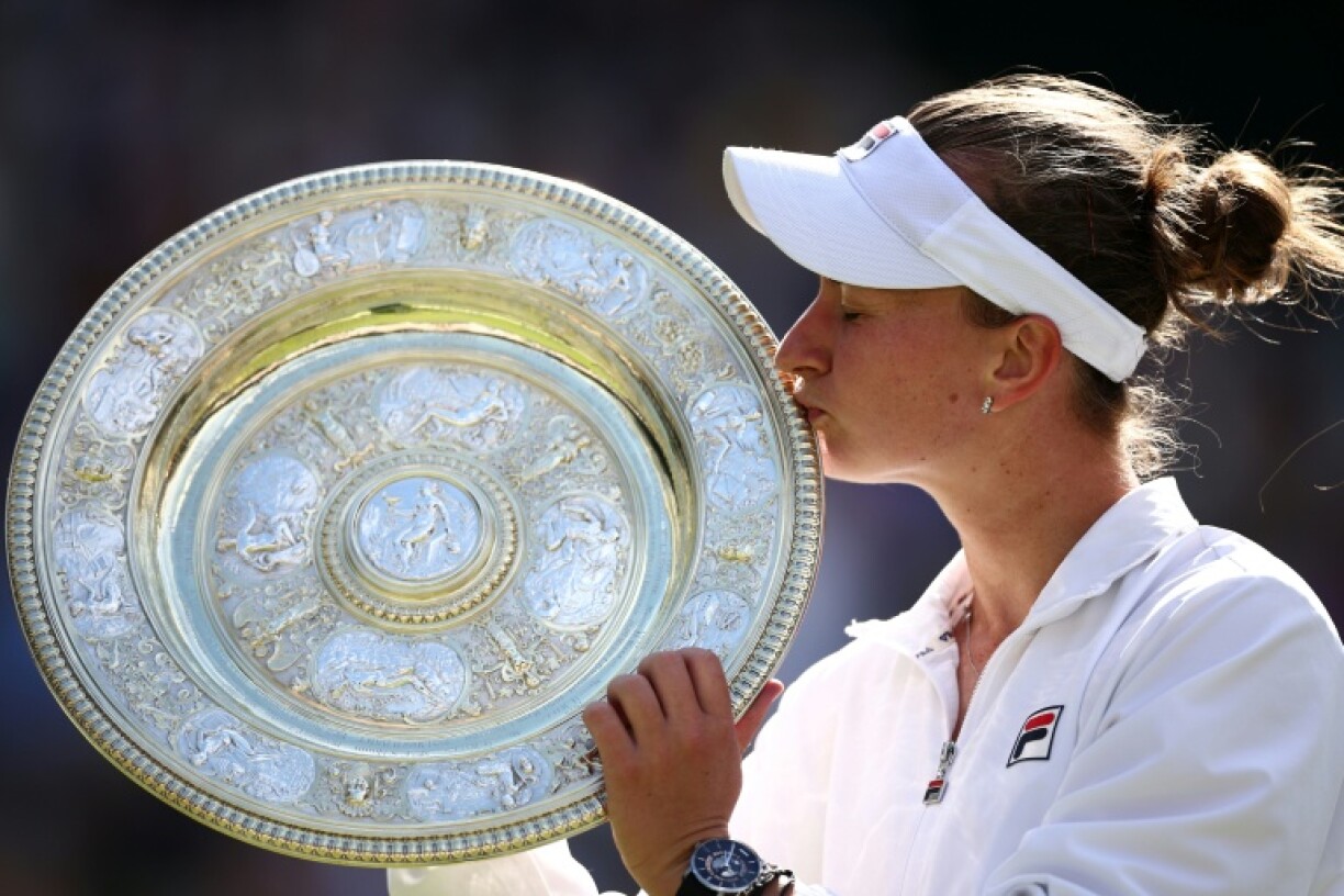 Barbora Krejcikova is the defending women's champion at Wimbledon