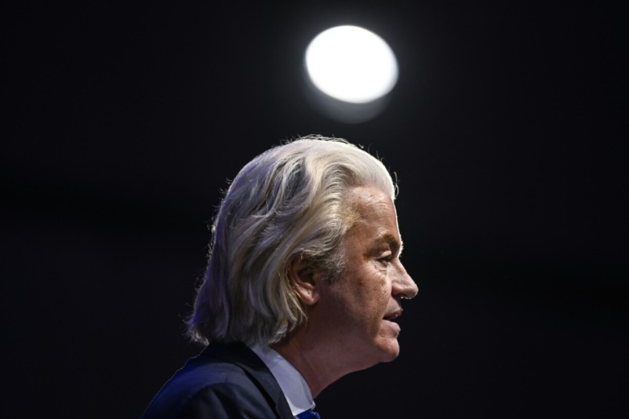 Wilders has been dubbed the 'Dutch Trump' for his bouffant dyed hair and firebrand rhetoric