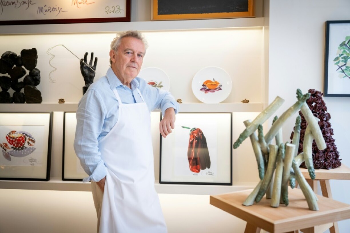 Celebrated French chef Alain Passard says he is more comfortable with plants