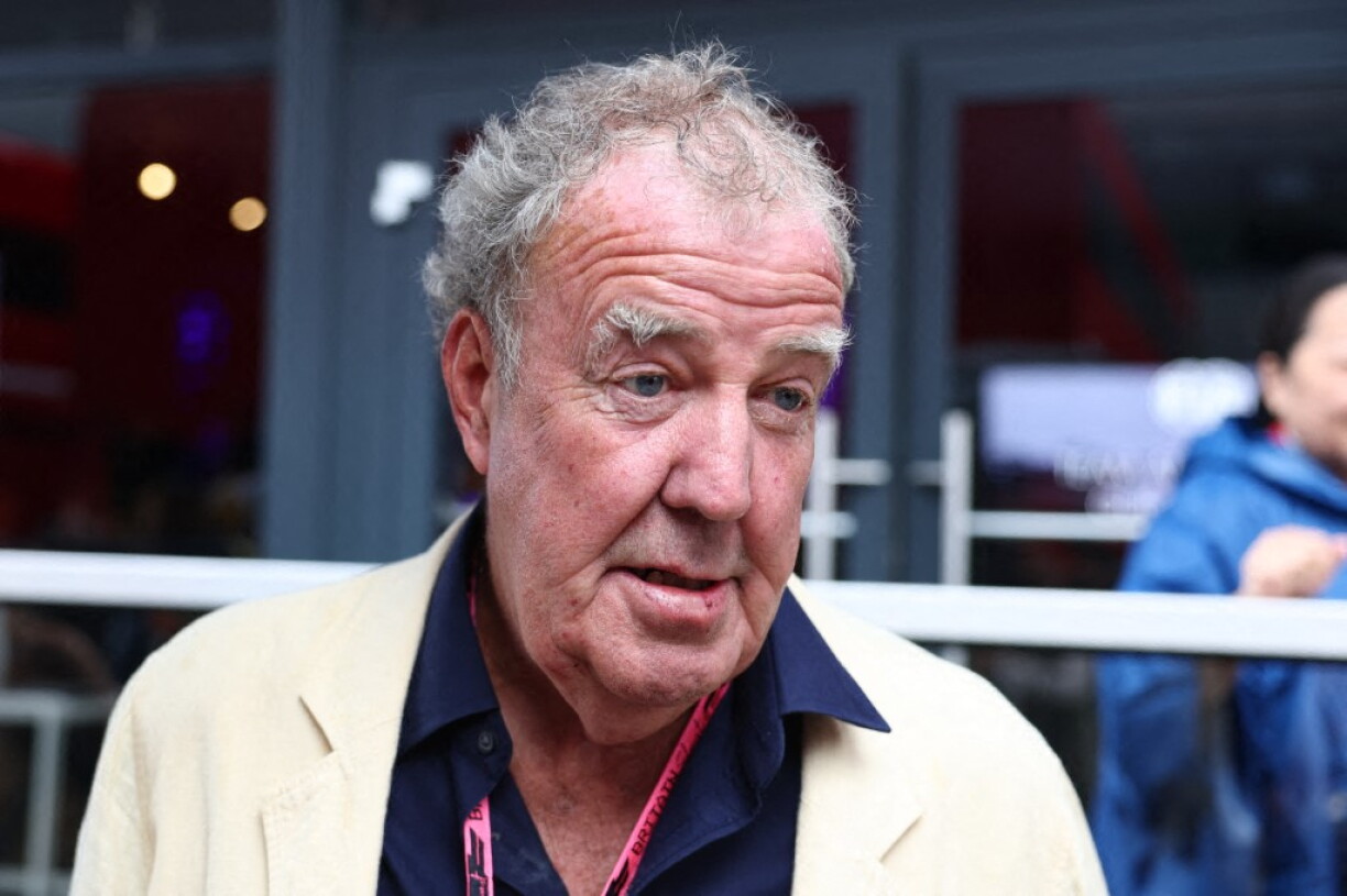 Den Jeremy Clarkson um Bord vum Formel-1-Grand-Prix vu Groussbritannien am Juli 2025