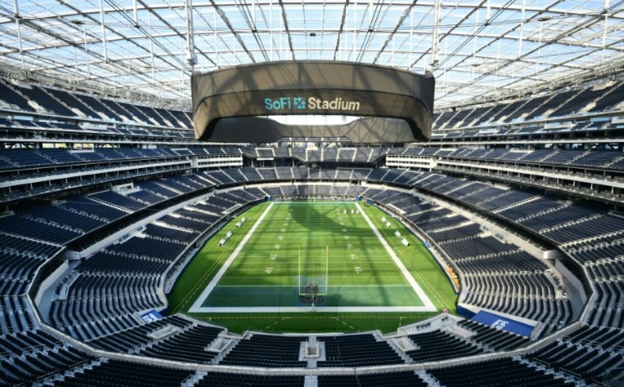 Vue de l'intérieur du SoFi Stadium d'Inglewood en Californie, le 9 décembre 2025