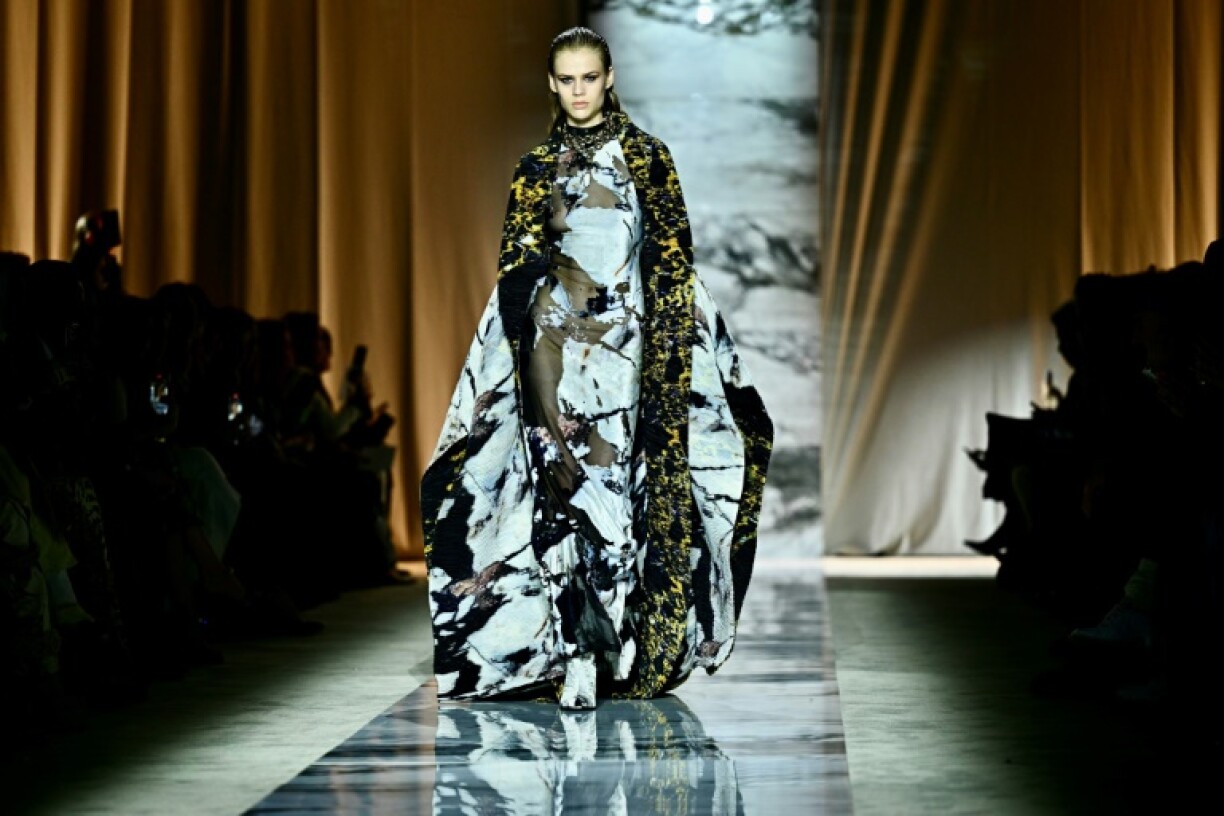 Défilé de la collection Roberto Cavalli à la Fashion Week Automne/Hiver 2024-2025, le 21 février 2024 à Milan