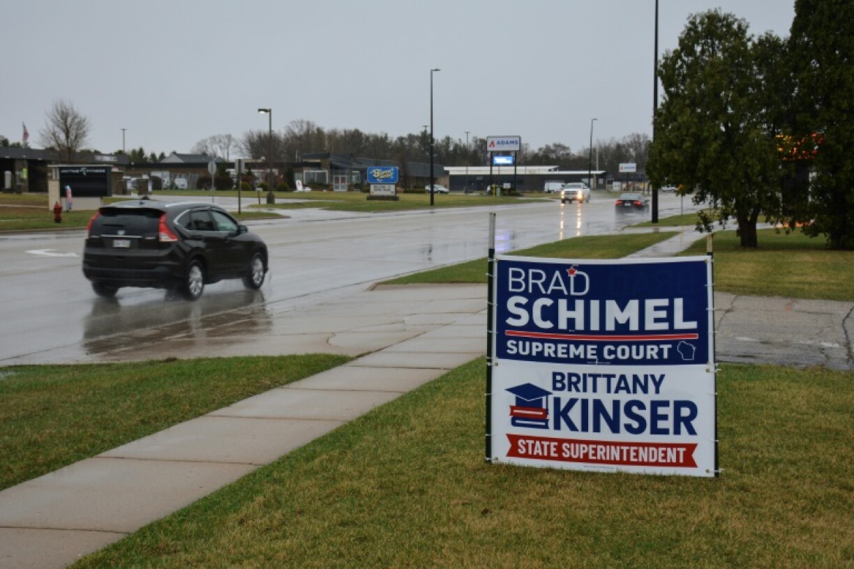 Wisconsin is a swing state in US presidential elections and even a race for the state supreme court could have important political consequences