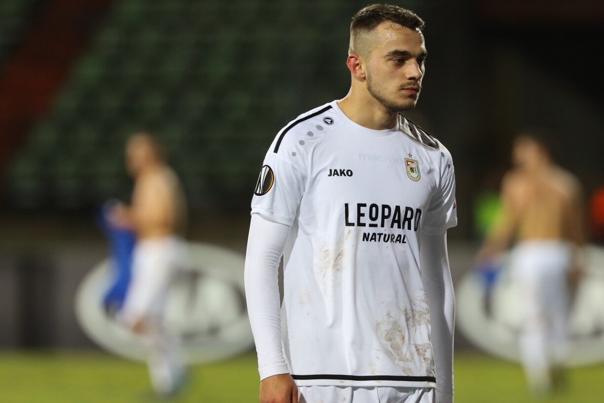 Image d'archive Dudelange-Séville Europa League.