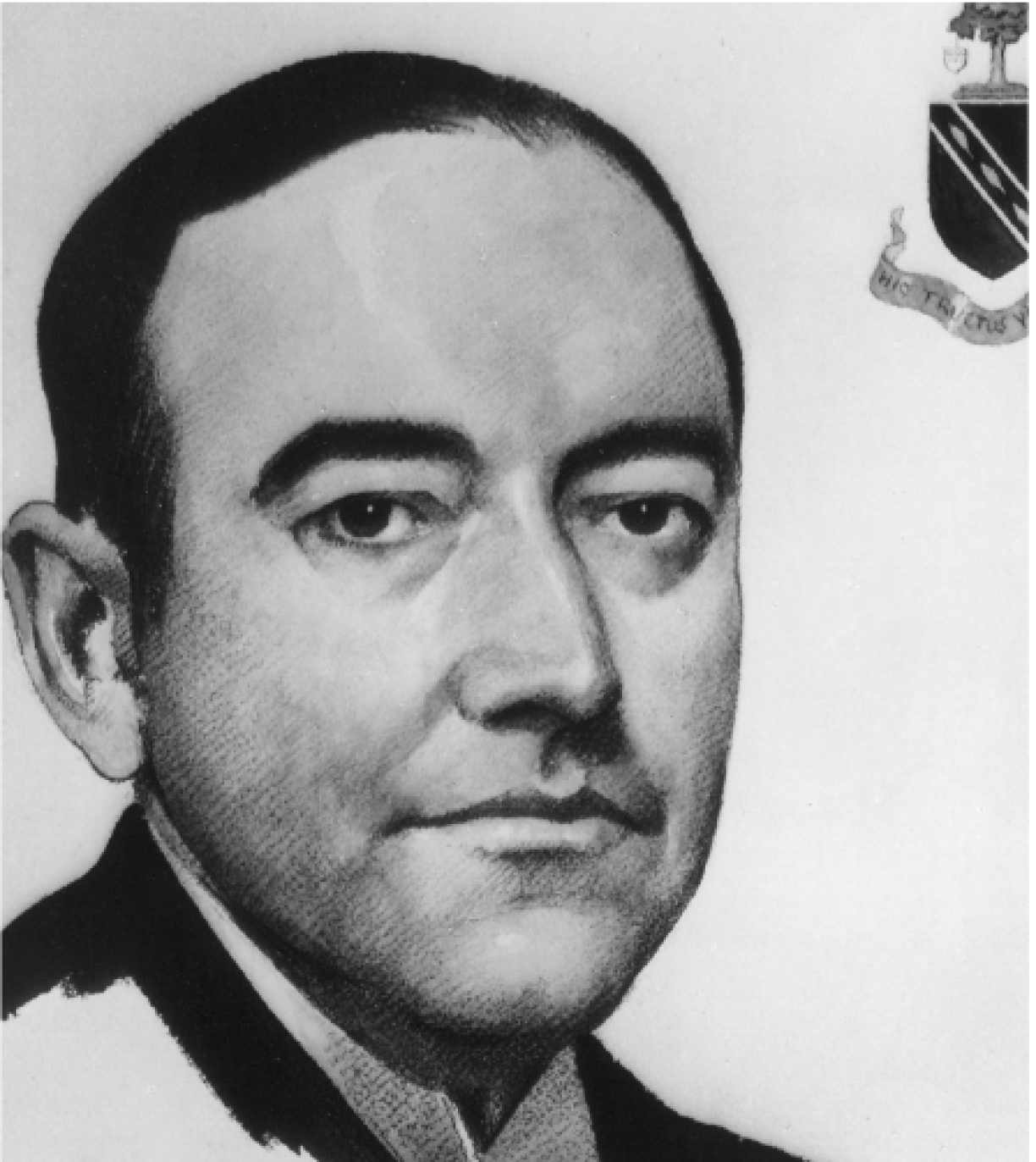 A drawing of George Platt Waller