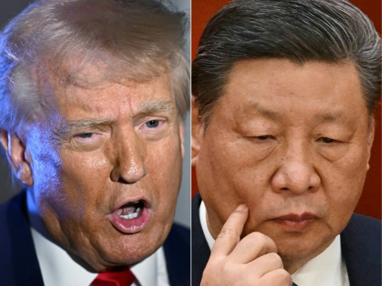 US President Donald Trump and Chinese President Xi Jinping, both seen in 2025