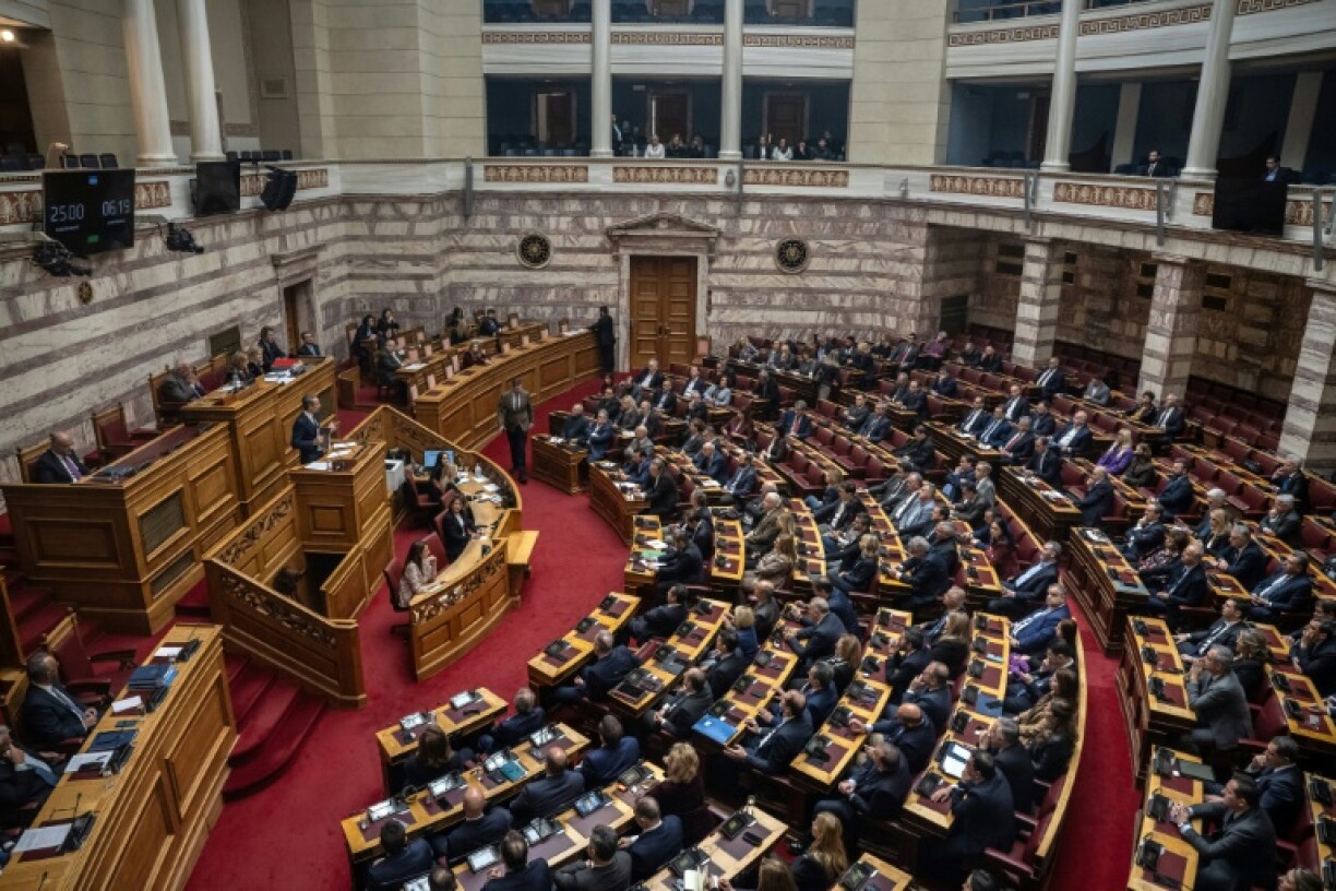 Greek Prime Minister Kyriakos Mitsotakis, who is certain to defeat the motion, has accused the opposition of peddling 'nightmarish' lies about the accident that claimed 57 lives