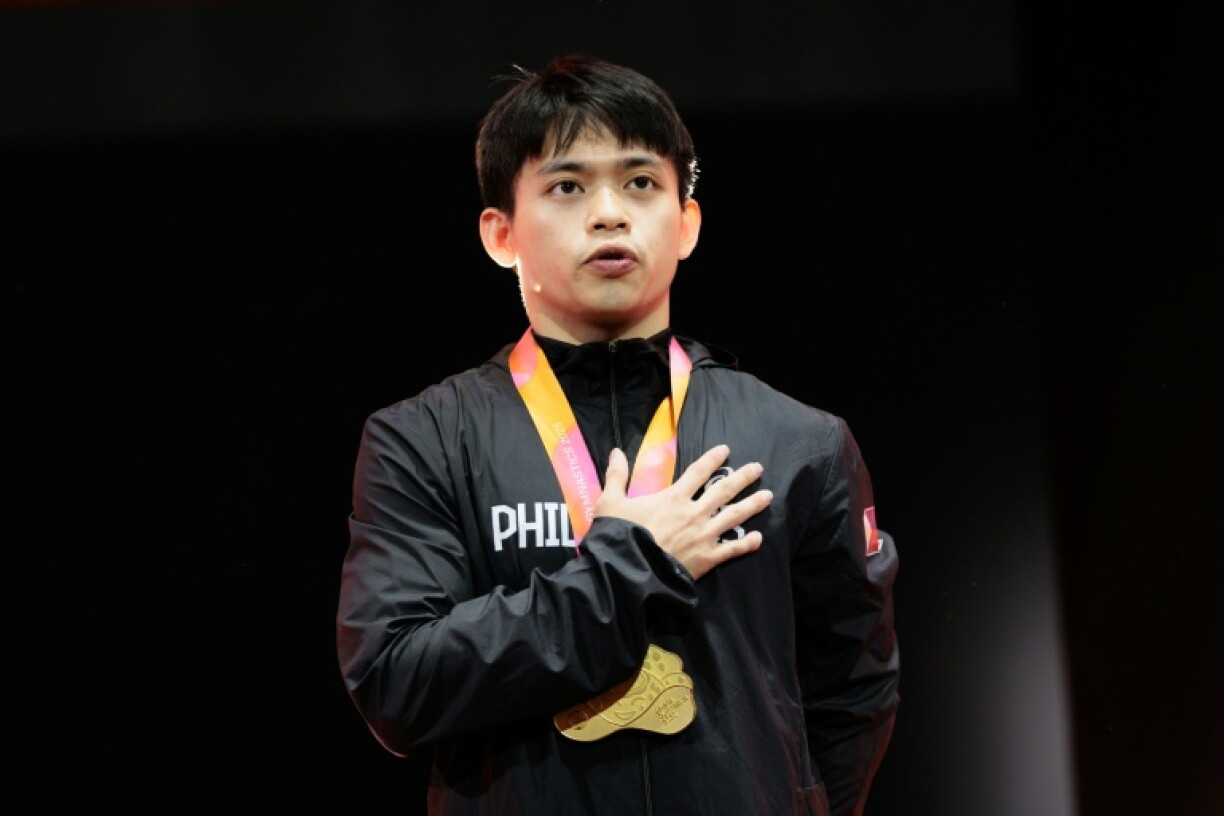 Philippines' Carlos Yulo won a second Asian Games gold on the vault