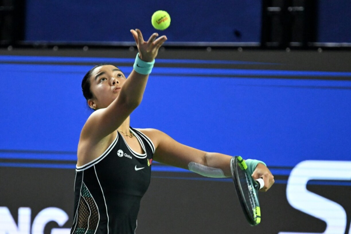 Alexandra Eala in Singapore last week