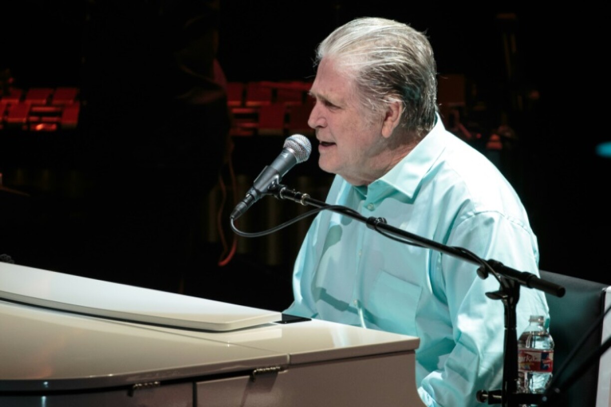 Brian Wilson, cofondateur des Beach Boys, en concert à Austin (Texas), le 13 mai 2017