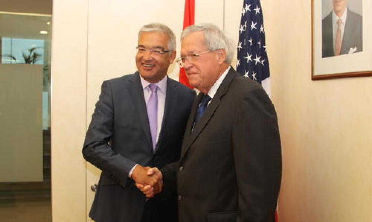 Laurent Mosar and Dennis Hastert in 2011