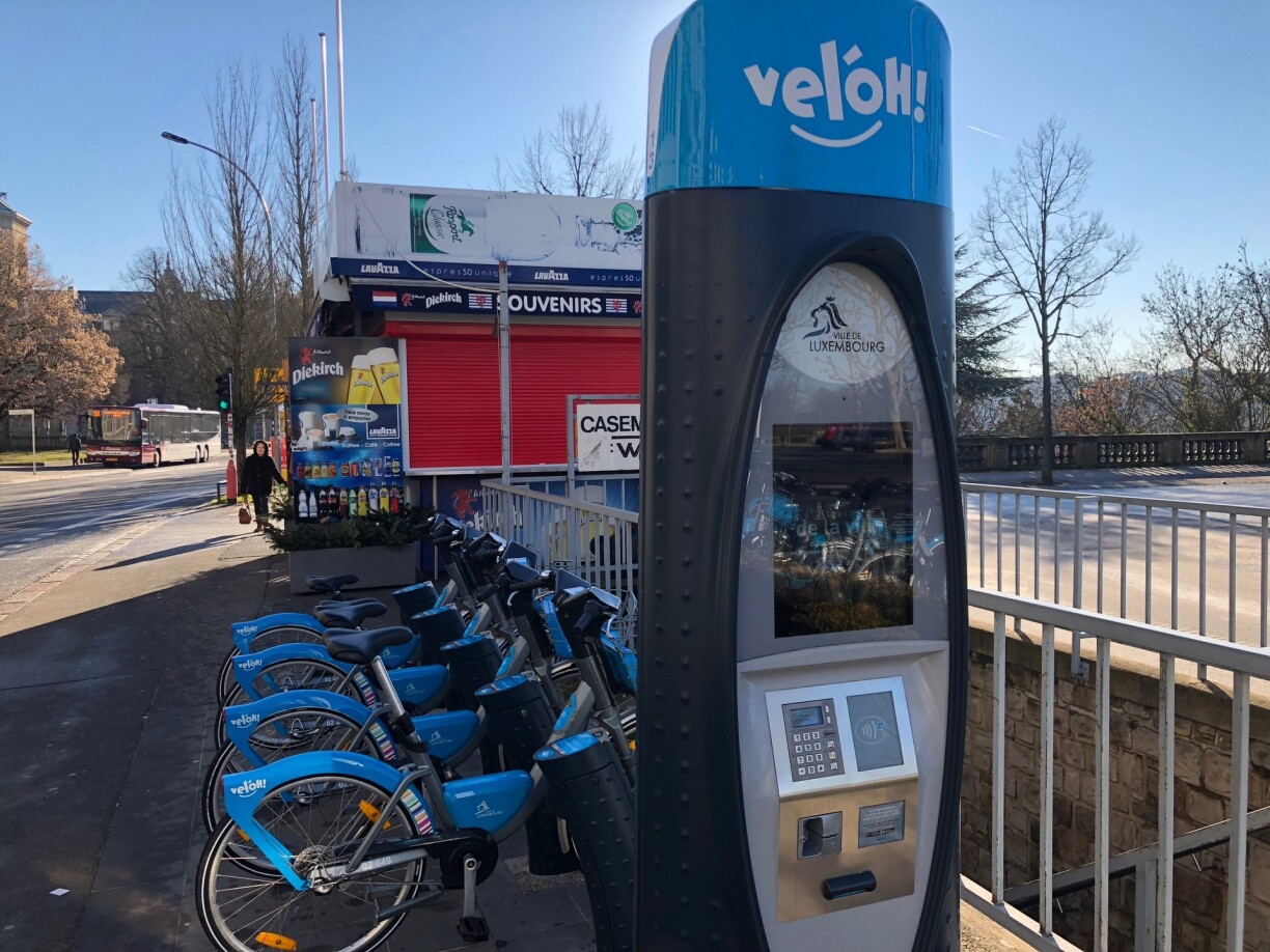 A Veloh station and terminal.