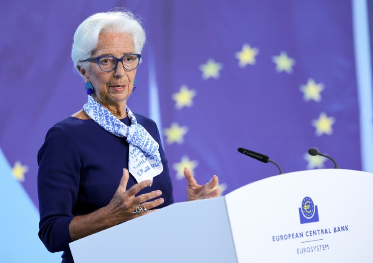 European Central Bank chief Christine Lagarde has voiced concern about France's political crisis