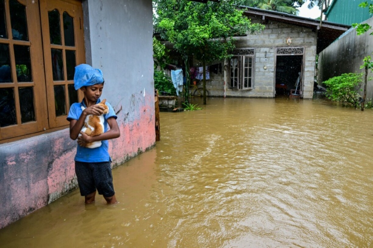 At least 3,000 homes were damaged in mudslides and floods in Sri Lanka