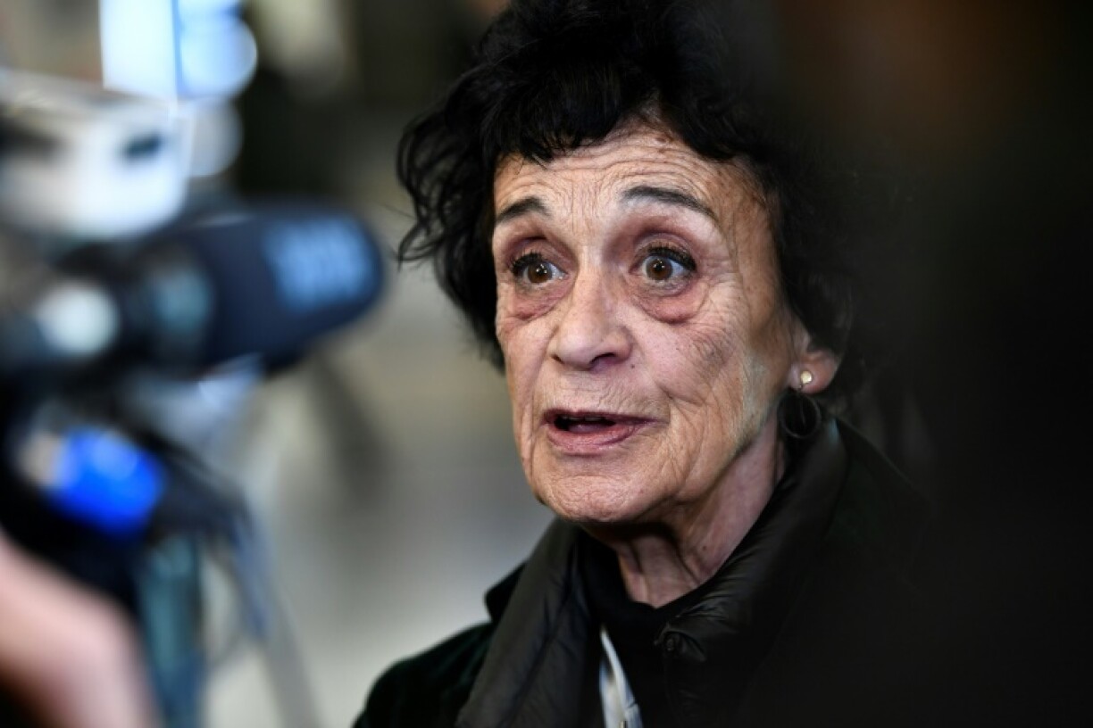 L'avocate française de Charles Sobhraj, Me Isabelle Coutant-Peyre, le 24 décembre 2022 à l'aéroport de Roissy-Charles de-Gaulle, près de Paris