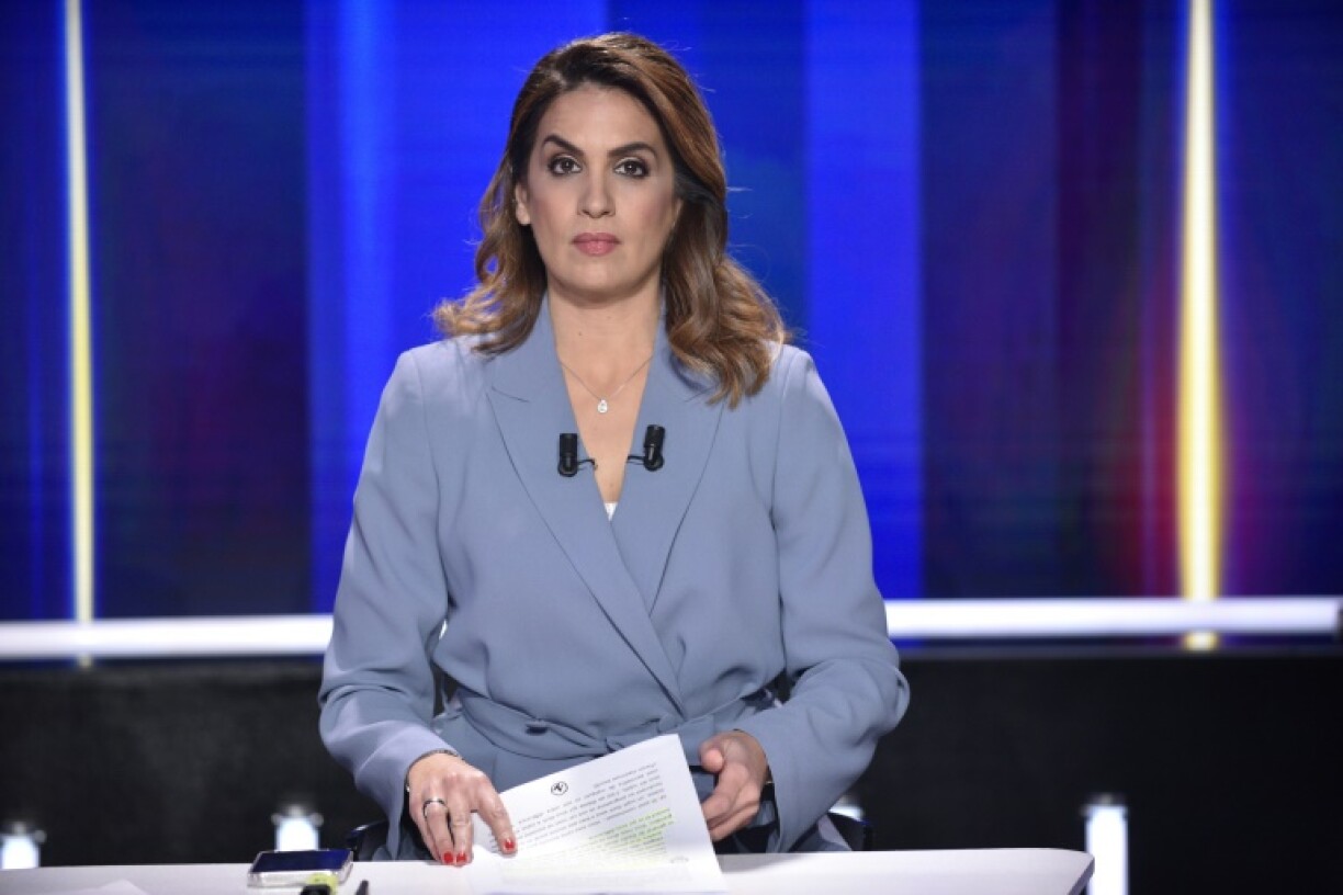 La journaliste de CNews, Sonia Mabrouk, le 21 novembre 2021 à Paris
