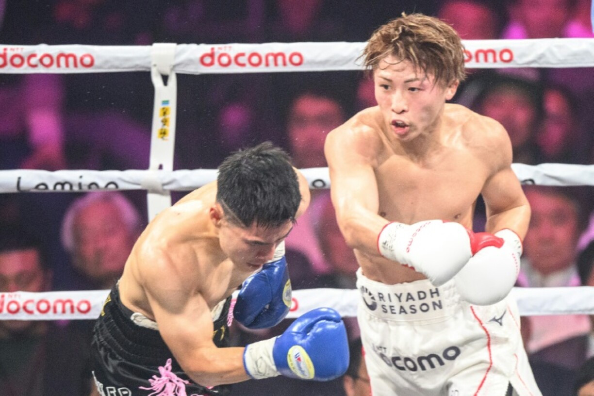Japan's undisputed super-bantamweight world champion Naoya Inoue beat South Korea's Kim Ye-joon in their title fight in Tokyo