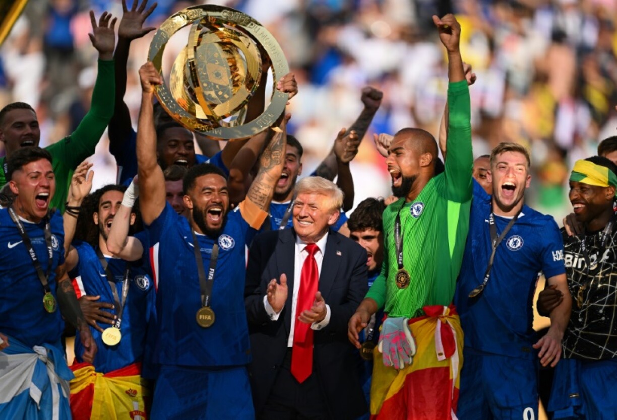 Chelsea players celebrate winning the FIFA Club World Cup trophy but FIFPro union leaders say the event has added greater demands to an already overcrowded schedule