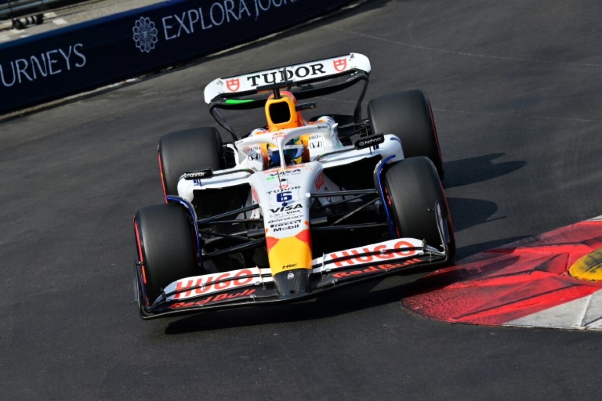 Le pilote français Isack Hadjar (Racing Bulls) lors des qualifications du Grand Prix de Monaco sur le circuit de Monaco le 24 mai 2025.