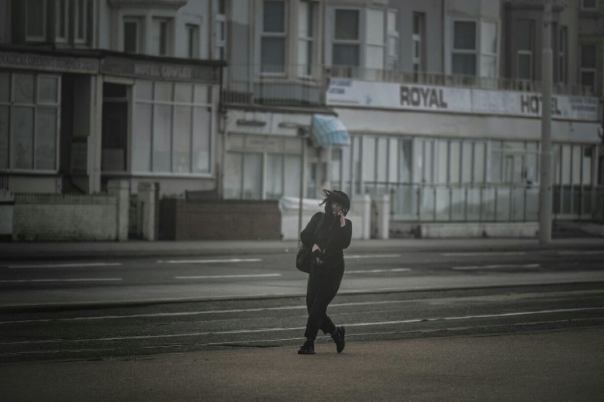 Other parts of the British Isles were also feeling the effects of the storm