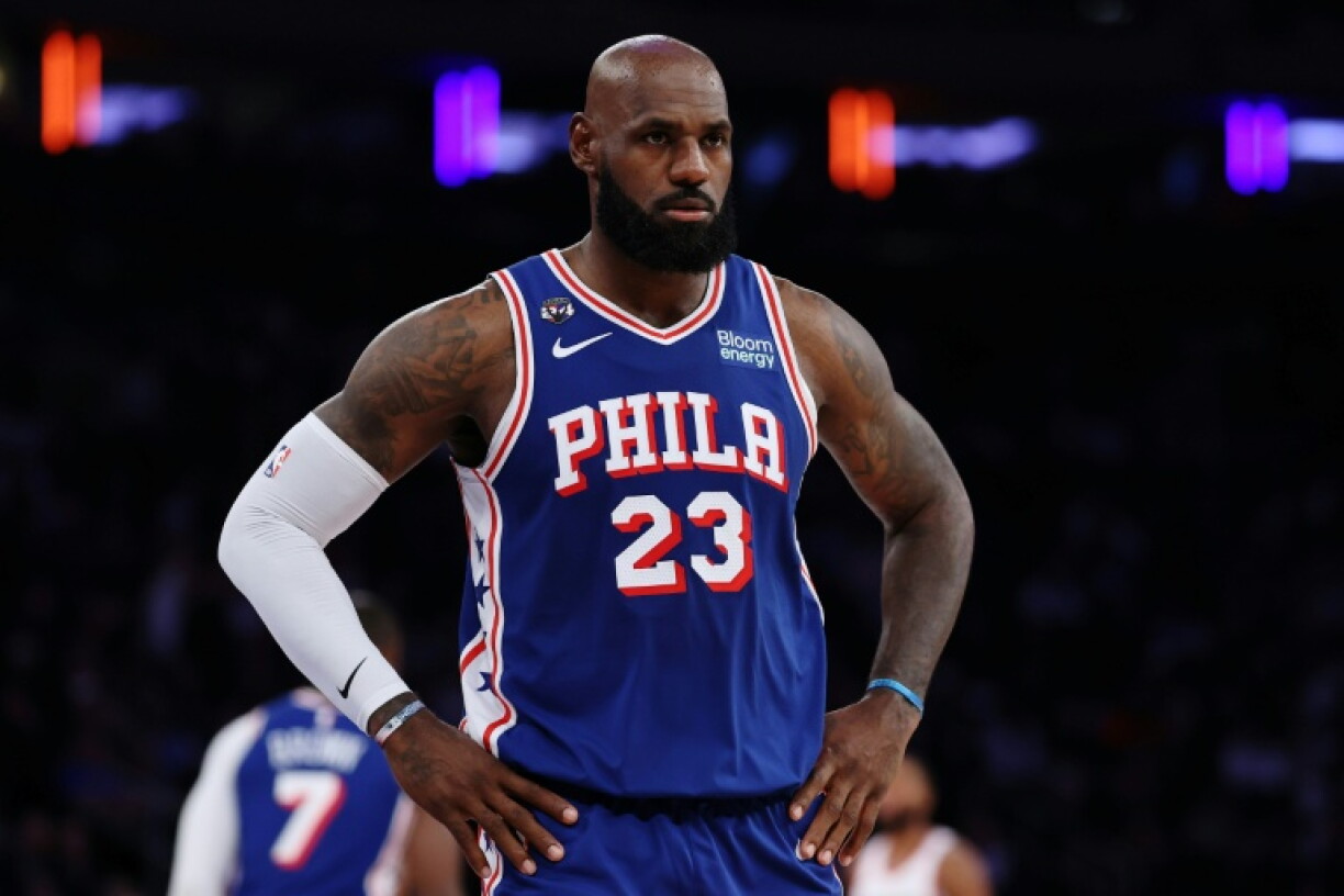 NBA superstar LeBron James joined the Philadelphia 76ers earlier this year