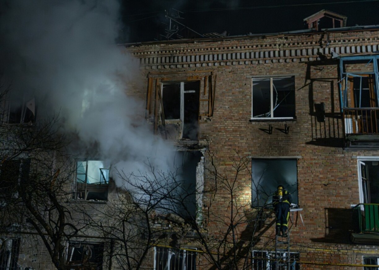 Kyiv came under a drawn-out nighttime attack