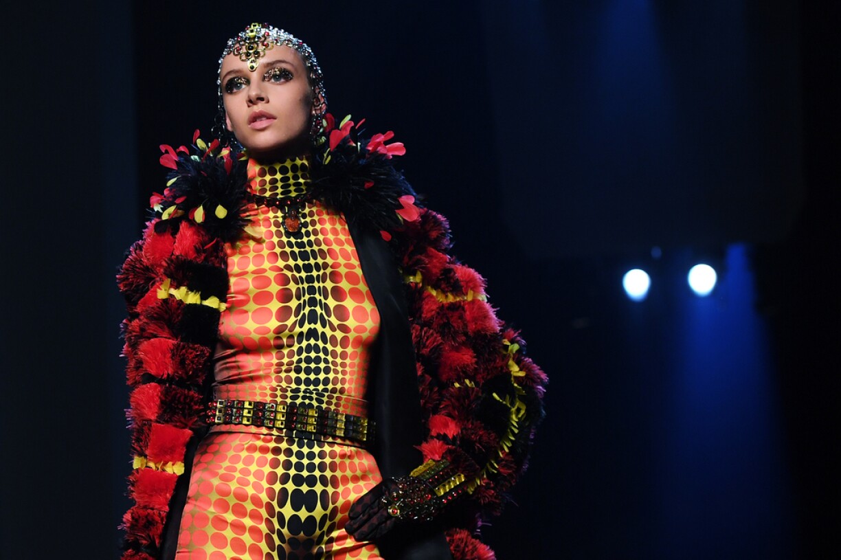 Premier défilé sans fourrure de Jean Paul Gaultier à Paris, le 3 juillet 2019 (Photo: AFP)