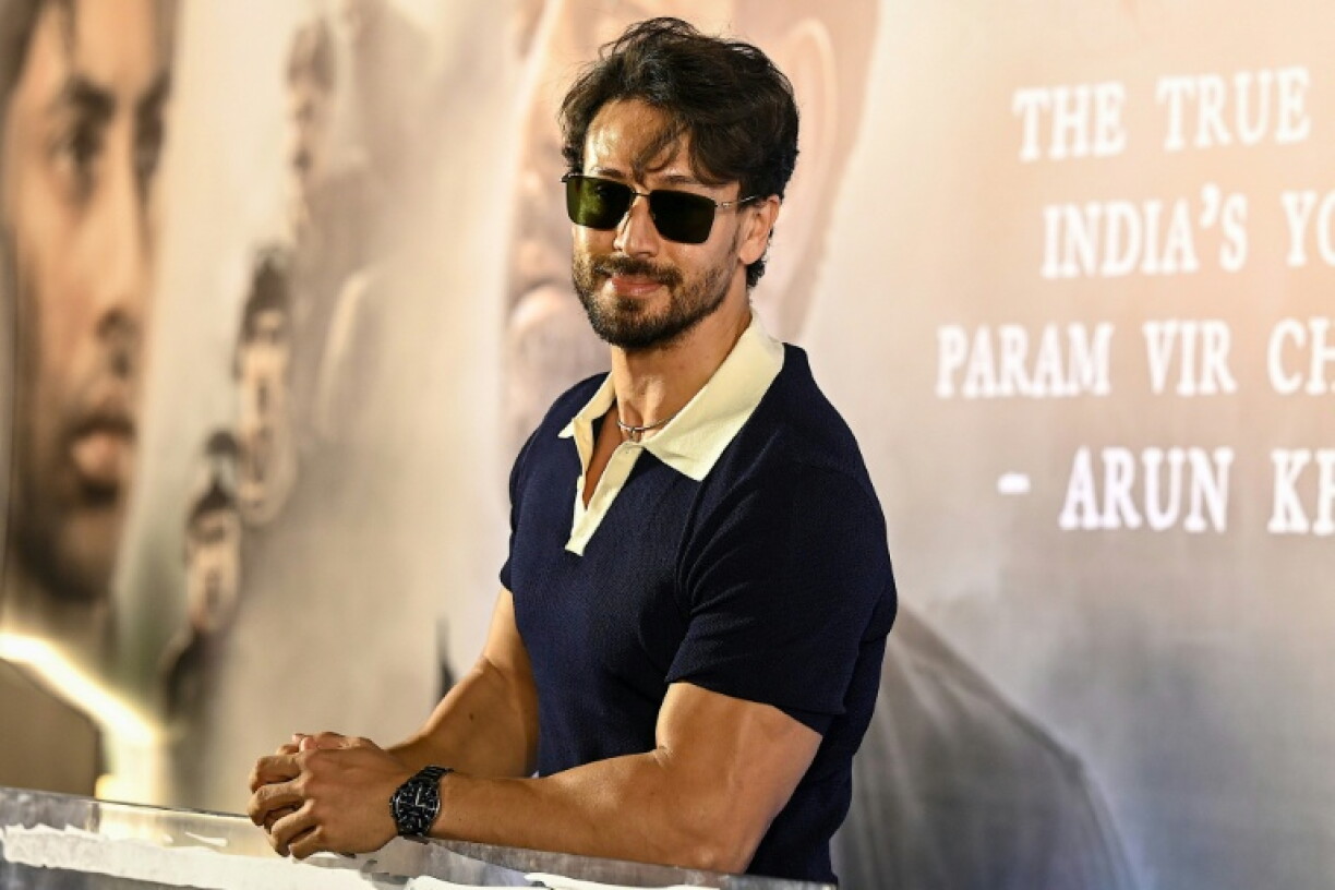 Bollywood actor Tiger Shroff at the screening of 'Ikkis' in Mumbai in December 2025