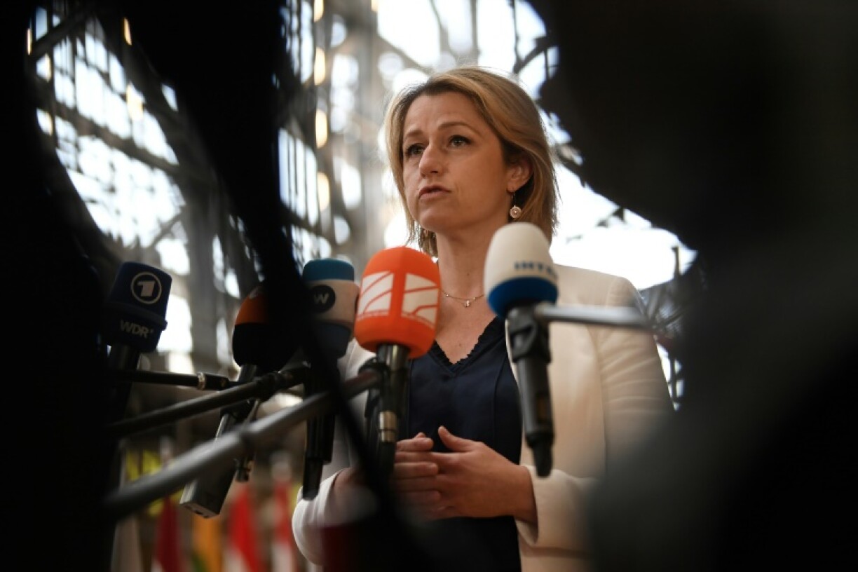 Barbara Pompili à Bruxelles le 2 mai 2022