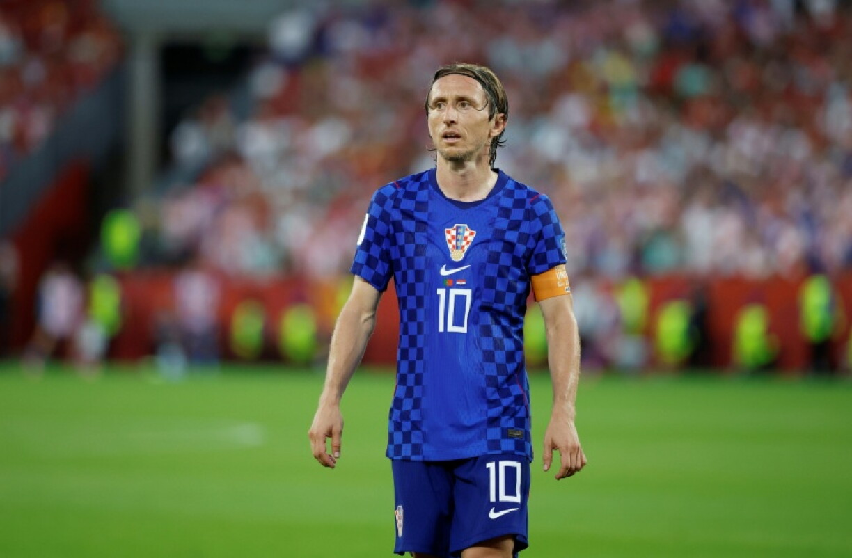 Luka Modric capitaine de la Coratie lors de l'élimination en 16e de finale de la Coupe du monde face au Portugal, le 2 juillet 2026 à Toronto