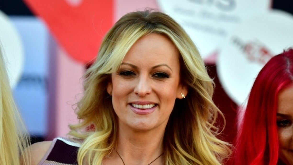 Stormy Daniels à Berlin le 11 octobre 2018