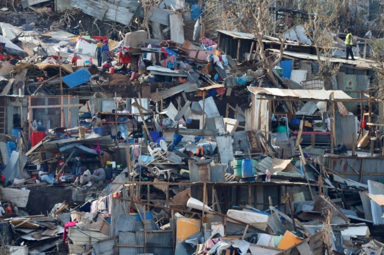 Shanty towns were flattened by the cylone
