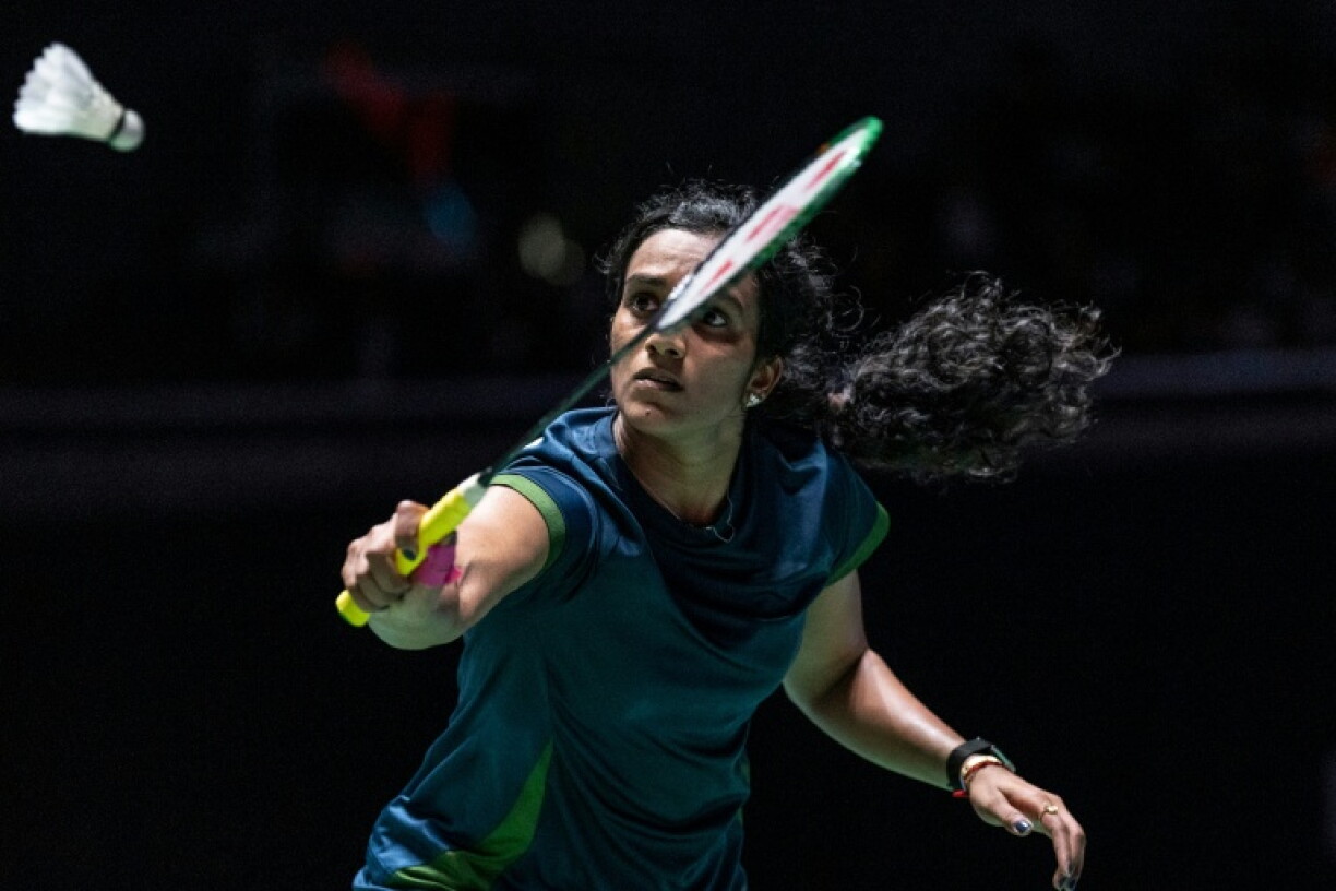 India’s P.V. Sindhu in action this year