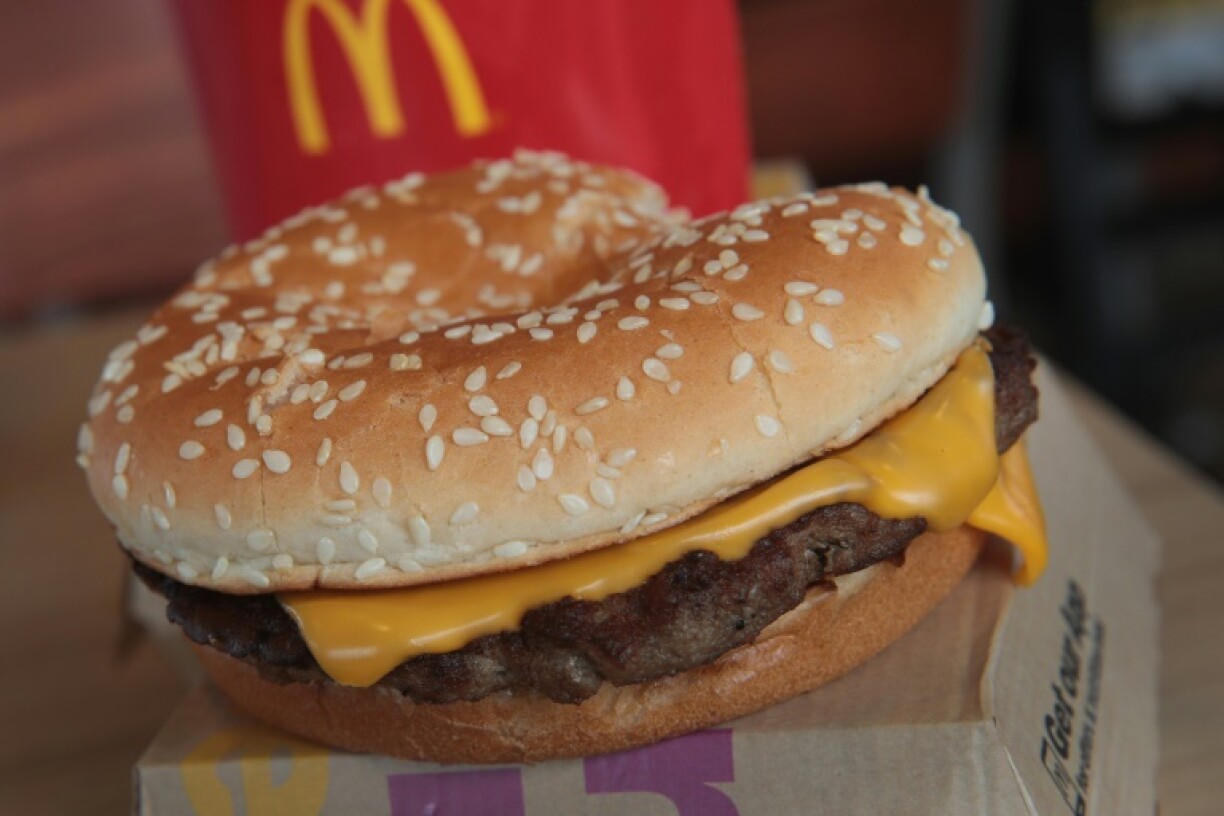 After the watershed: A McDonald's burger