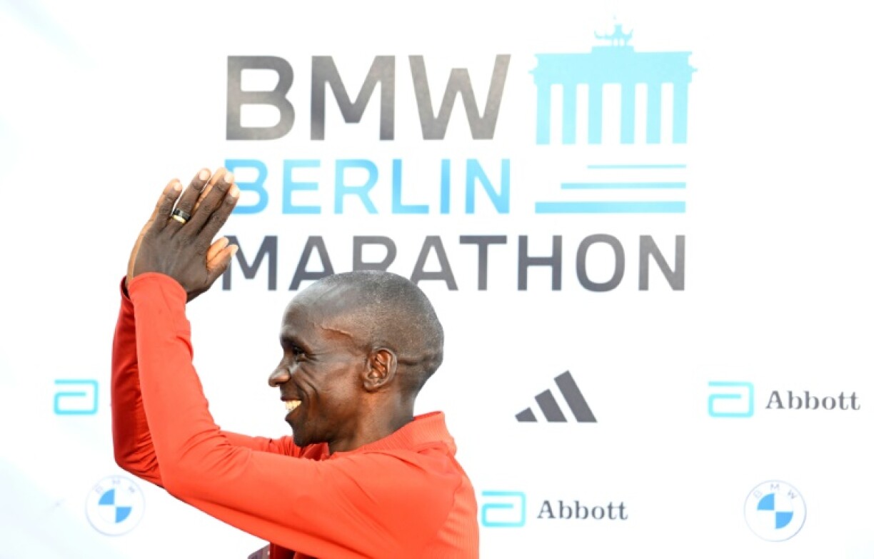 Kenya's Eliud Kipchoge holds the course record in Berlin. He has won the race a record five times in the German capital.