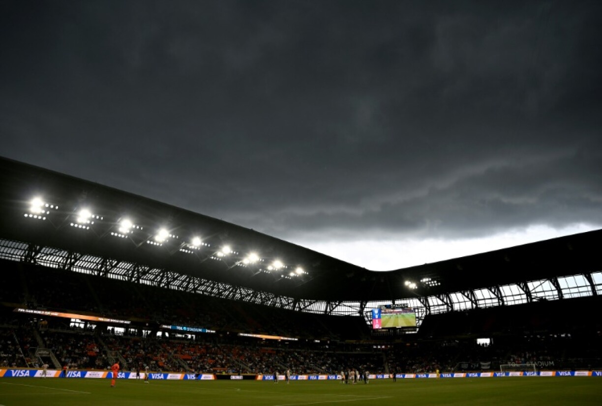 Several matches have been interrupted because of storm warnings