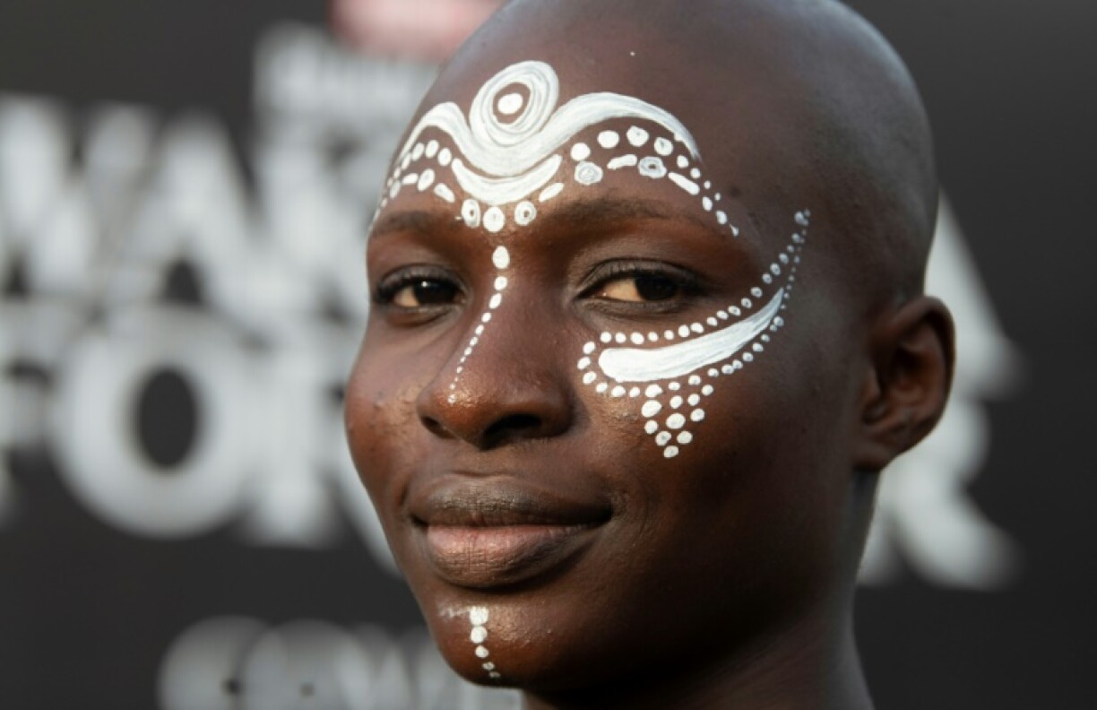Une fan lors de la première africaine du film