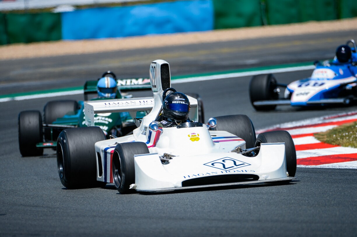 Mam Hesketh 308 hat dem James Hunt seng Karriär ugefaangen