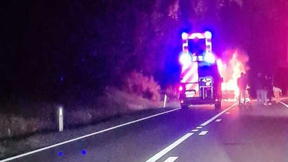 Une photo prise sur les lieux de l'accident le 30 septembre 2022